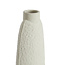 Light en Living Vaas deco 18x12x41 cm NAMTU keramiek mat crème