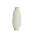 Light en Living Vaas deco 18x12x41 cm NAMTU keramiek mat crème