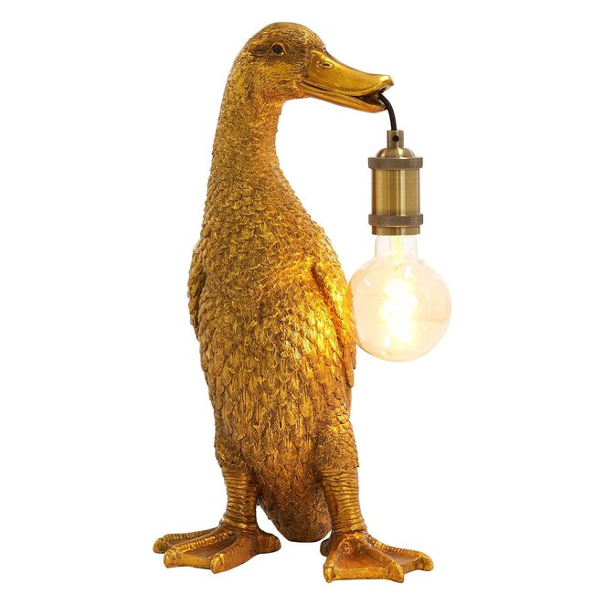 Light en Living Tafellamp 32x31x65 cm DUCK antiek brons
