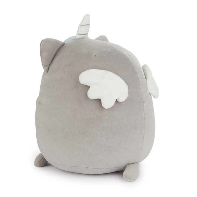 Balvi Katten kussen Fluffy Kawaii Starry grijs