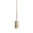 Light en Living Pendel met cup Ø5x7,5 cm CUPA zand - Light & Living