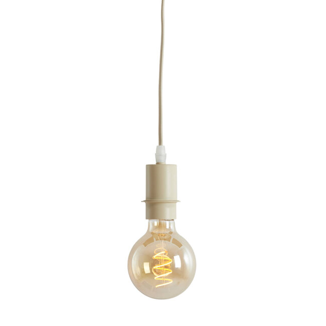 Light en Living Pendel met cup Ø5x7,5 cm CUPA zand - Light & Living