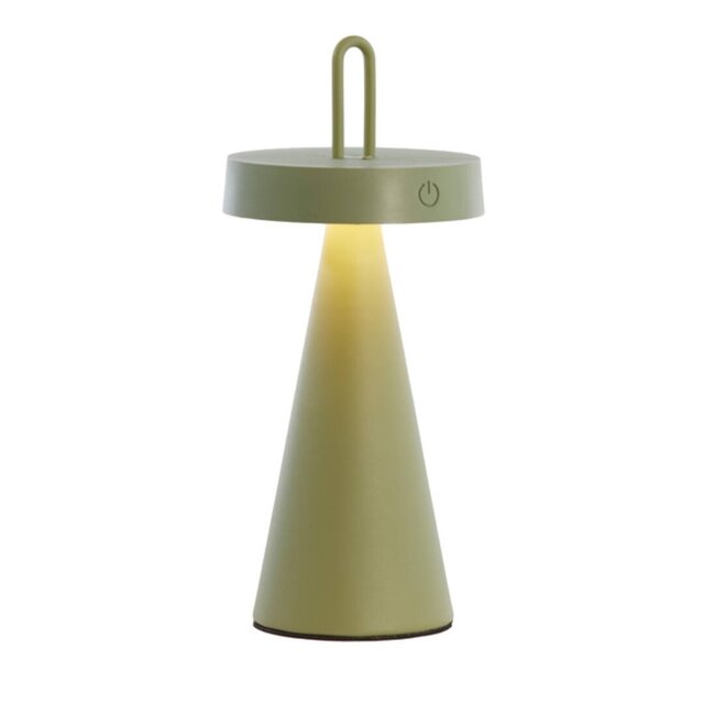 Light en Living Tafellamp LED Ø13x28,5 cm ANKENTA olijf groen