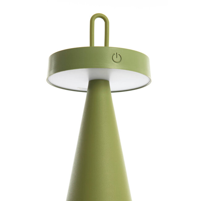Light en Living Tafellamp LED Ø13x28,5 cm ANKENTA olijf groen