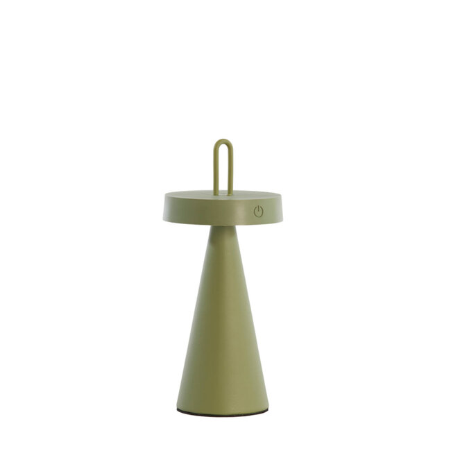 Light en Living Tafellamp LED Ø13x28,5 cm ANKENTA olijf groen