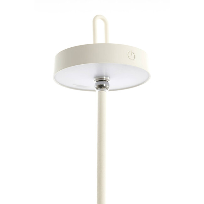 Light en Living Tafellamp LED Ø13x47 cm AMPEHA crème