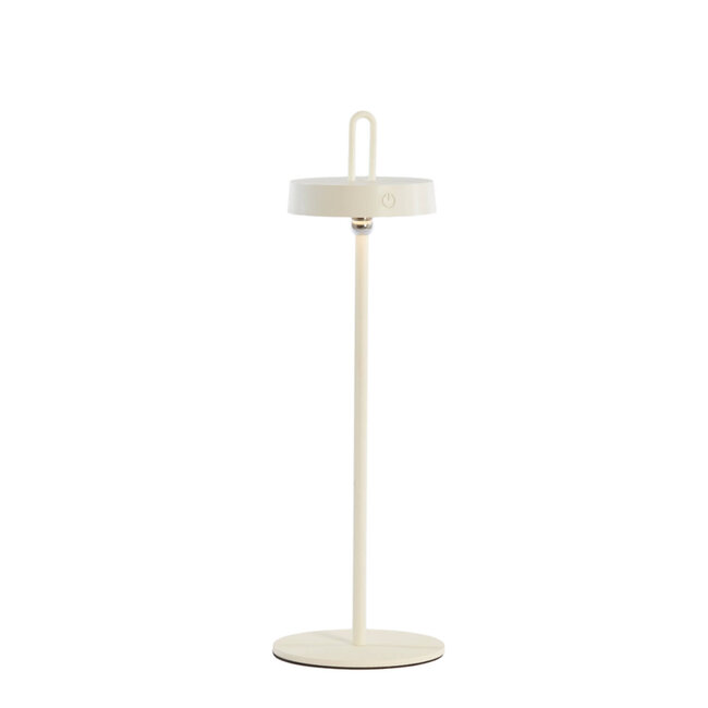 Light en Living Tafellamp LED Ø13x47 cm AMPEHA crème