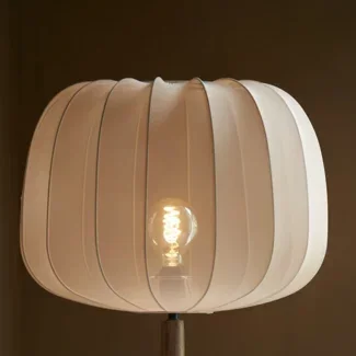 Light en Living Lampenkap Ø40x30 cm PLUMERIA zand