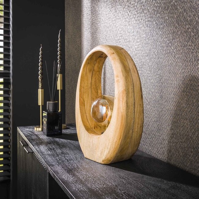WoonStijl Tafellamp Arch wood L