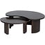 Nijwie Salontafel Firenze - boonvormig  - 125 cm