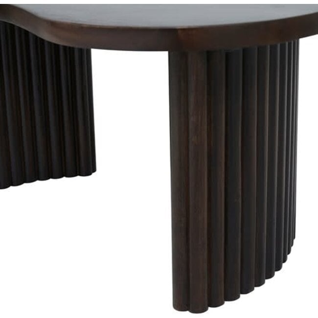 Nijwie Salontafel Firenze - boonvormig  - 125 cm