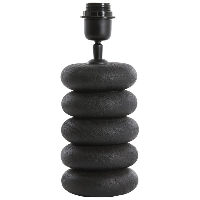 Light en Living Lampvoet Ø12x21 cm BUDONGO hout  zwart