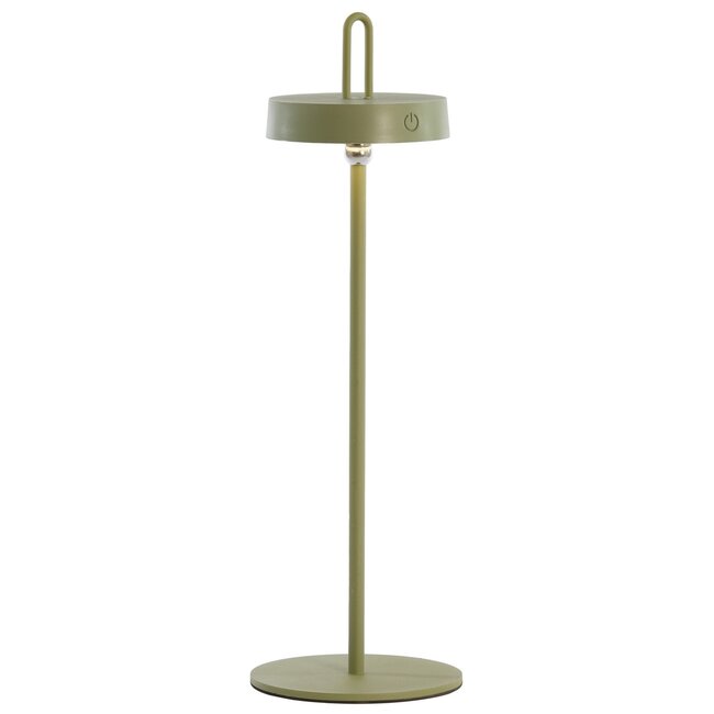 Light en Living Tafellamp LED Ø13x47 cm AMPEHA olijf  groen