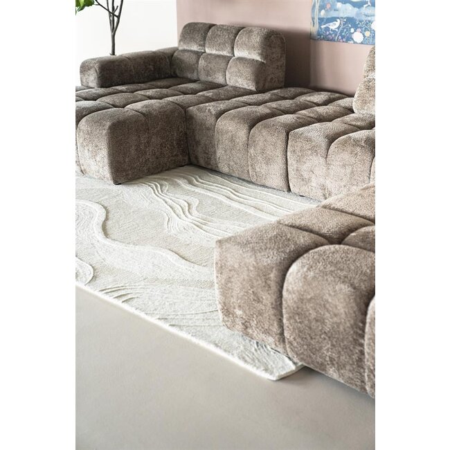 By Boo Vloerkleed Soil 190x290 cm - off white