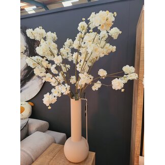 Pure Kunsttak groot Bloesem 115 cm Crème