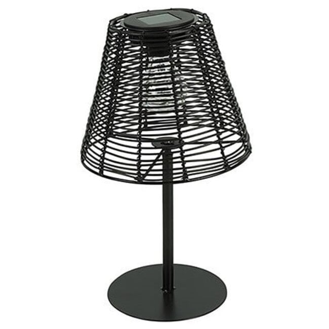 Countryfield Tafellamp solar LED Hira zwart