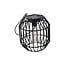 Countryfield Solar lamp hangend LED Kalita S zwart