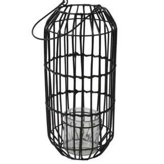 Countryfield Windlicht Kalita L zwart