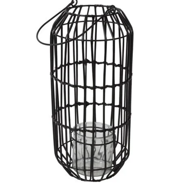 Countryfield Windlicht Kalita L zwart