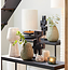 Light en Living Ornament op voet 20x9,5x38,5 cm SALA hout mat zwart