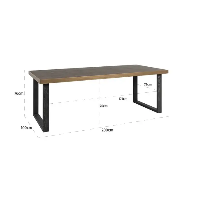 Richmond Interiors  Richmond Interiors eettafel Bloomville 200 cm