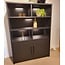 WoonMax Wandkast Broadway 2 deurs - Noir inclusief verlichting