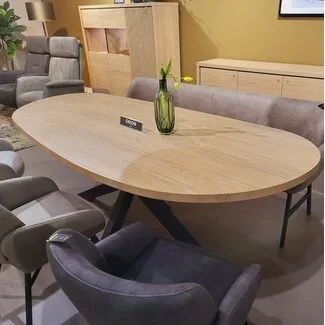 WoonMax Eettafel Organisch Orion - 4 afmetingen - Diverse kleuren