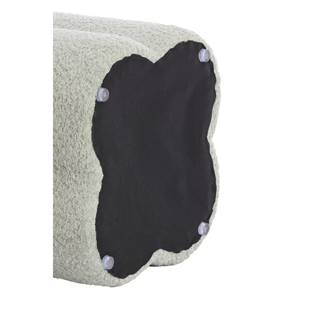 Light en Living Poef 38x38x45 cm NALANI mint groen