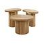 WoonStijl Salontafel Shape set van 3 acacia