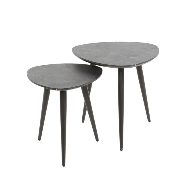 WoonStijl Salontafel set van 2 driehoek organisch