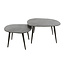 WoonStijl Salontafel set van 2 Rock shaped organisch