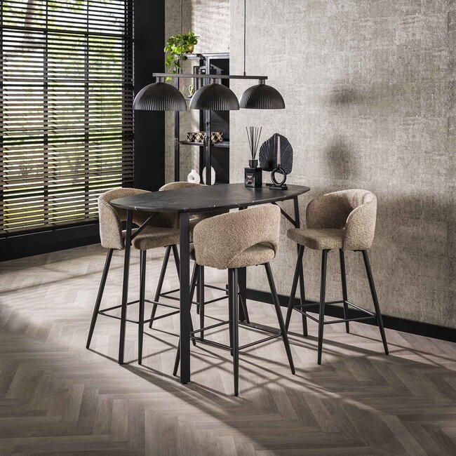 WoonStijl Bartafel deens ovaal 140 cm