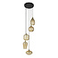 WoonStijl Hanglamp 5L V-shape pattern getrapt