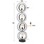WoonStijl Vloerlamp 4L turn around XL