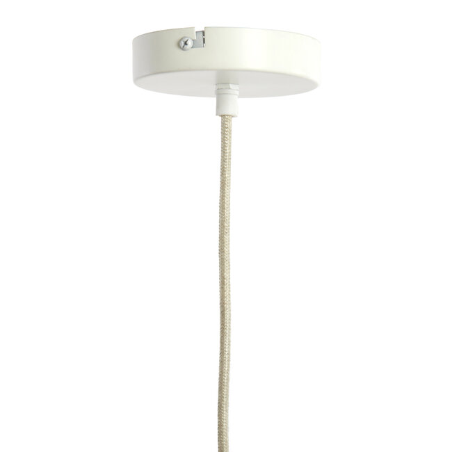 Light en Living Hanglamp Ø49x36 cm ZUBEDA crème