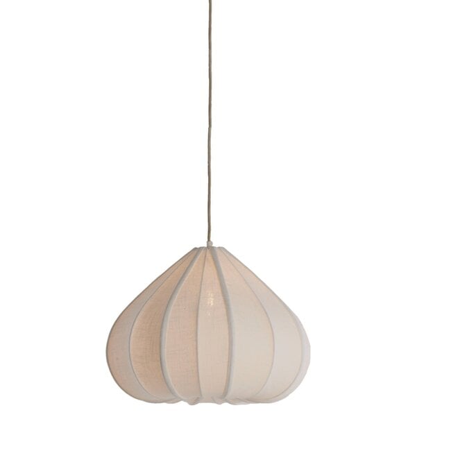 Light en Living Hanglamp Ø49x36 cm ZUBEDA crème