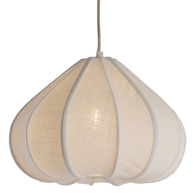 Light en Living Hanglamp Ø58,5x40 cm ZUBEDA crème