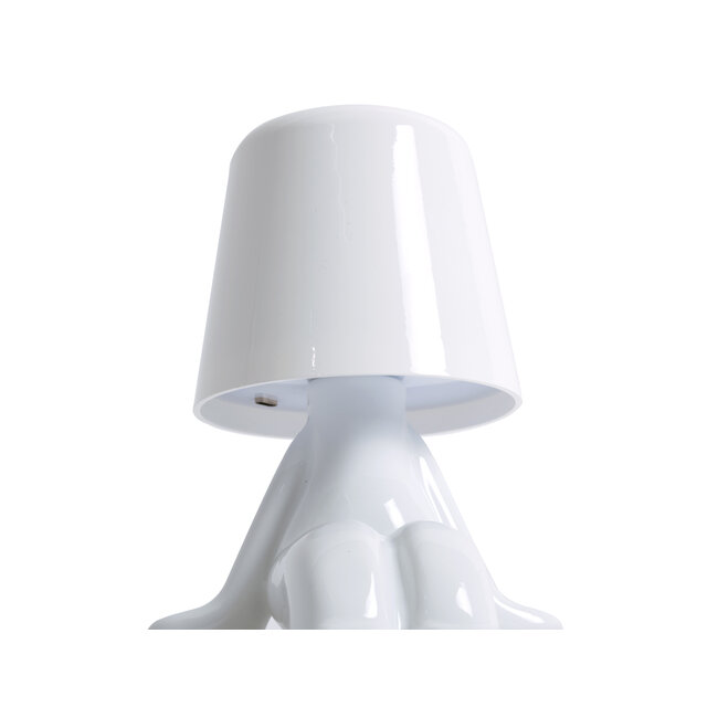 Leitmotiv Tafellamp Glossy  DJ wit