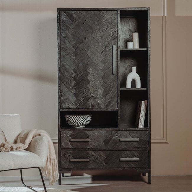 Tower Living Opbergkast Ziano 1 deur en 2 lades – 100 cm