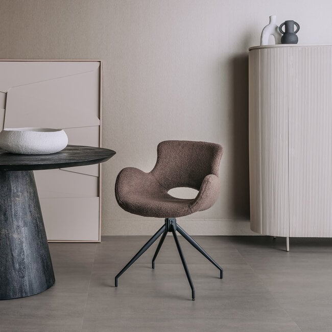 Tower Living Eetkamerstoel Campo Teddy - Diverse kleuren