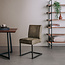 Tower Living Eetkamerstoel Ferro - Cognac, donkerbruin, groen en antraciet