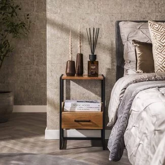 WoonStijl Nachtkastje XS niche Acacia met 1 lade