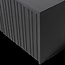 Woood New gravure kistbank grenen zwart [fsc]