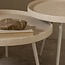 Woood Bounds bijzettafel l hout/metaal naturel 44xø58