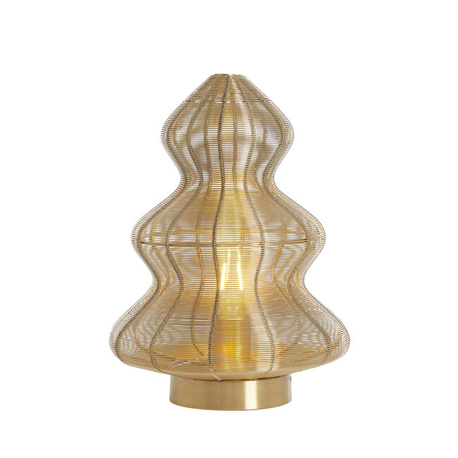 Light en Living Tafellamp Ø25x34 cm CHRISTMAS TREE  brons
