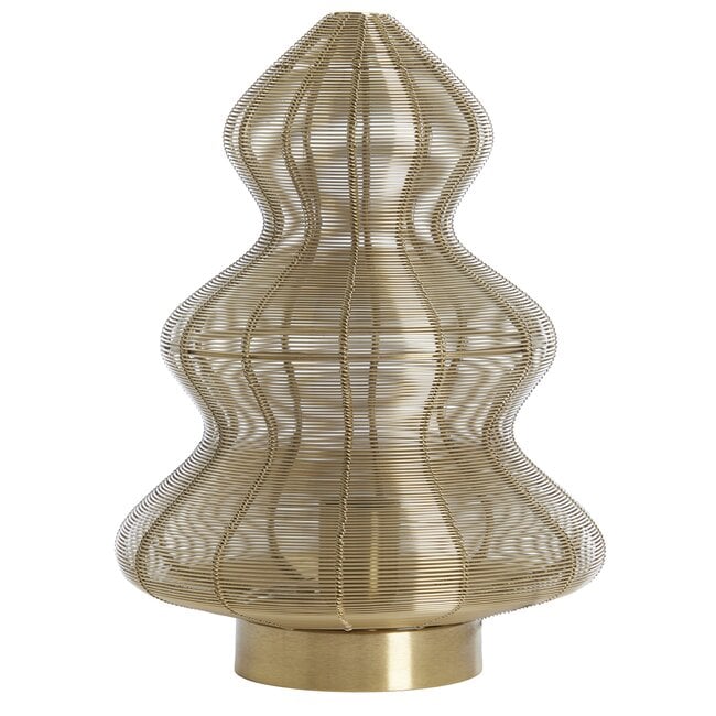 Light en Living Tafellamp Ø25x34 cm CHRISTMAS TREE  brons