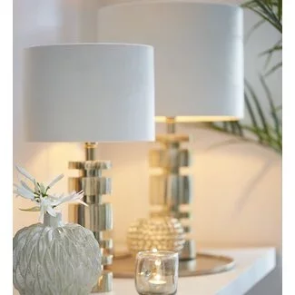 Light en Living Kap cilinder 25-25-18 cm VELOURS off white