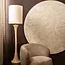 PTMD Wandornament Wiktor Wit MDF swirl carved XL - Ø 180 cm