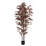 Light en Living Ornament in pot 70x60x180 cm BAMBOO naturel+groen/rood