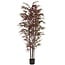 Light en Living Ornament in pot 70x60x180 cm BAMBOO naturel+groen/rood